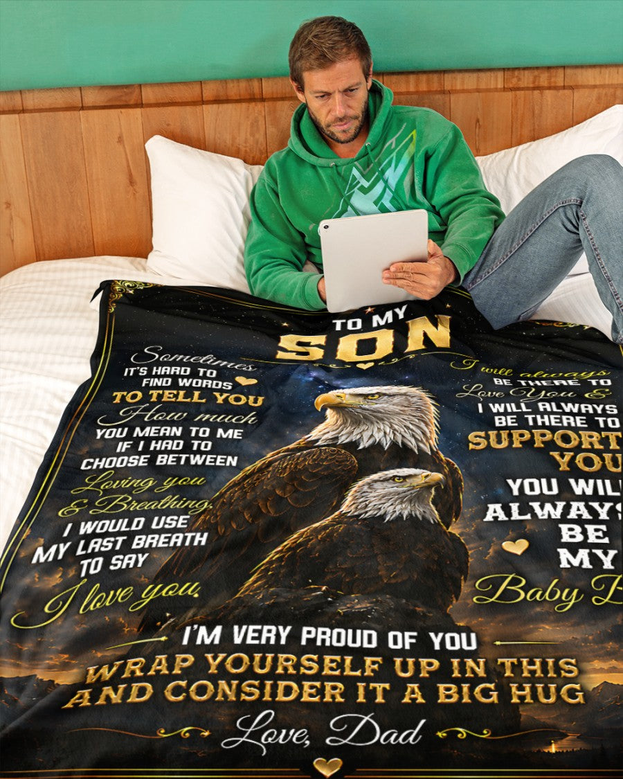 Special Gift For Your Son Blanket - From Dad (SKU2605-89)