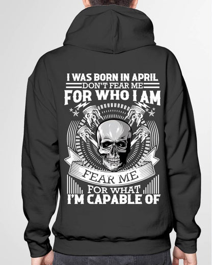 APRIL – DON’T FEAR ME FOR WHO I AM, FEAR ME FOR WHAT I’M CAPABLE OF - FOR MAN - TLEE04 (SKU2604-199-04)