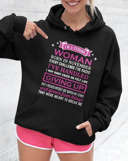 NOVEMBER – I’M A STRONG WOMAN – I FALL, I CRY, BUT I NEVER GIVE UP - FOR WOMEN - TLEE11 (SKU10-66-11)
