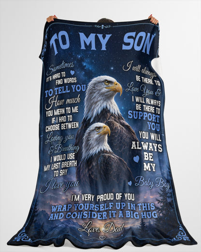 Special Gift For Your Son Blanket - From Dad (SKU2605-80)