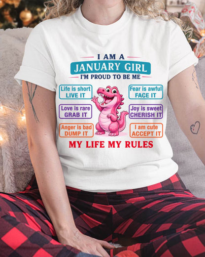 JANUARY GIRL – MY LIFE MY RULES - FOR WOMEN - TLEE01 (SKU2604-245-01)