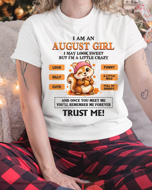 AUGUST GIRL - SWEET BUT A LITTLE CRAZY AND FULL OF ENERGY - FOR WOMEN - TLEE08 (SKU2603-126-08)