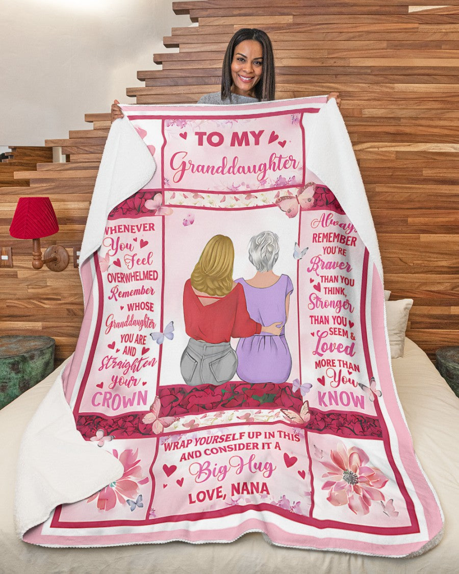 Special Gift For Your Granddaughter Blanket - From Grandma (SKU2605-235)