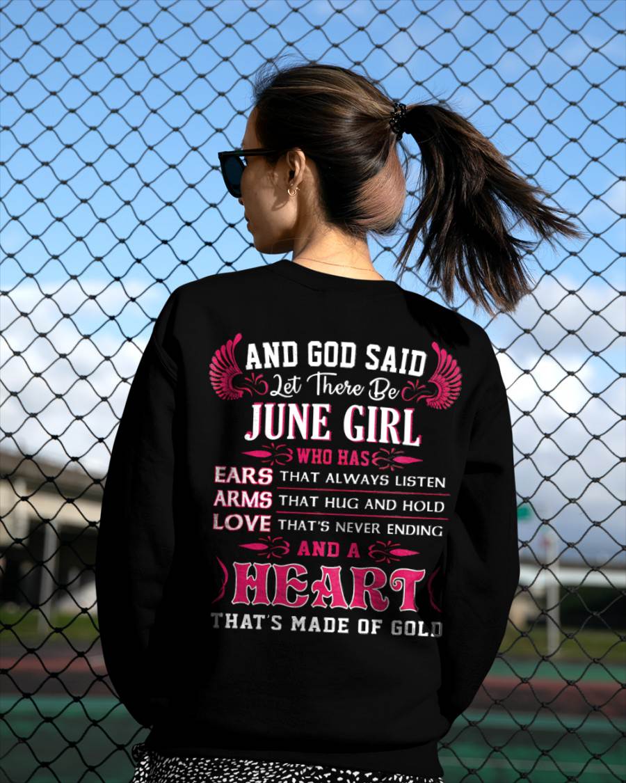 JUNE GIRL – EARS THAT LISTEN ARMS THAT HUG LOVE NEVER ENDING HEART OF GOLD - FOR WOMEN - TLEE06 (SKU09-75-06)