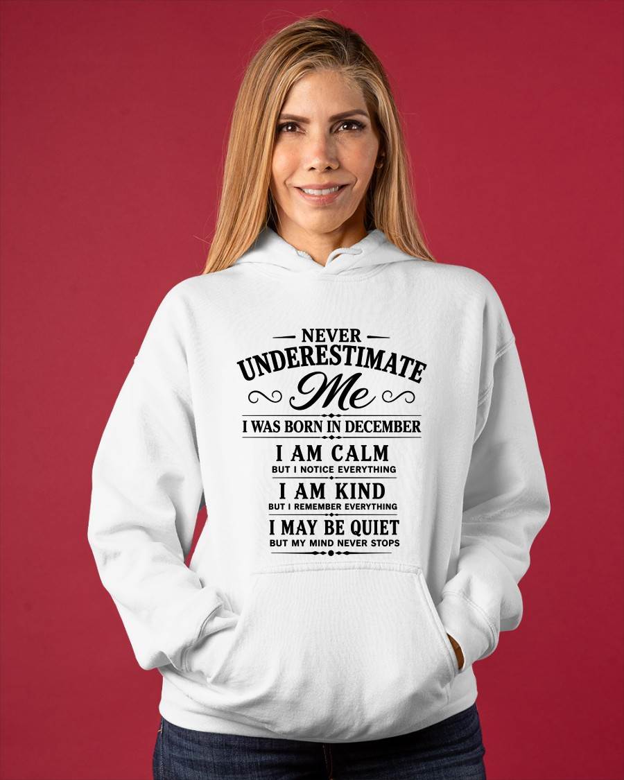 DECEMBER GIRL : CALM, KIND, UNFORGETTABLE - FOR WOMEN - TLEE12 (SKU2606-139-12)
