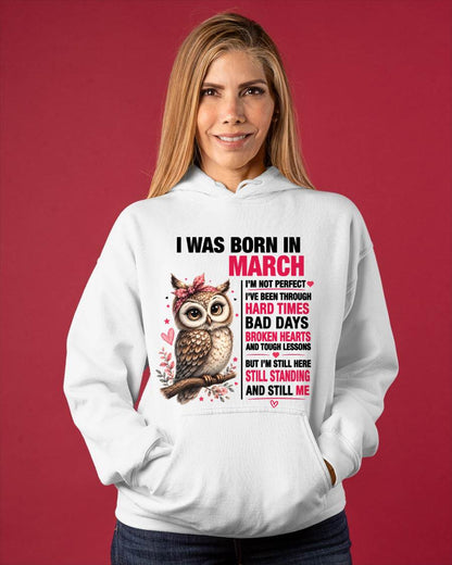 BORN IN MARCH – STILL HERE, STILL STANDING - FOR WOMEN - TLEE03 (SKU2605-152-03)