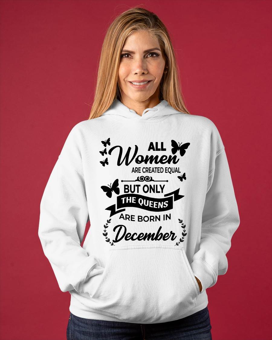 DECEMBER GIRLS ARE TRUE QUEENS - FOR WOMEN - TLEE12 (SKU2605-58-12)