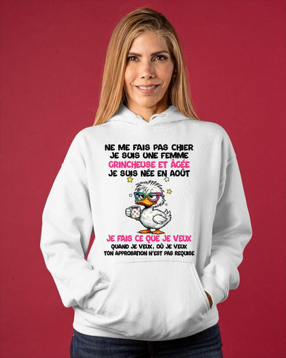 JE SUIS UNE FILLE D’AOÛT - POUR FEMME - TLEE08 (SKU2604-117-08)