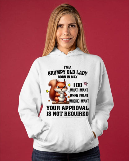 MAY BORN WOMEN DON’T NEED APPROVAL TEE - FOR WOMEN - TLEE05 (SKU2605-211-05)