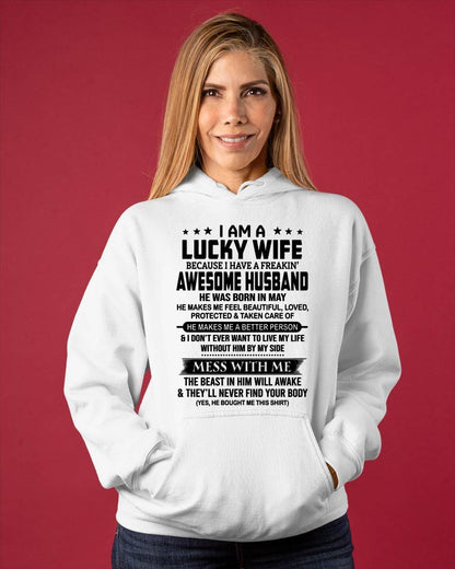 MAY BORN HUSBAND'S LUCKY WIFE - FROM HUSBAND - TLEE05 (SKU2605-97-05)
