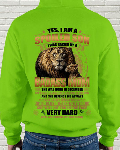DECEMBER MOM GIFT FOR SON SHIRT - FROM MOM - TLEE12 (SKU2605-404-12)