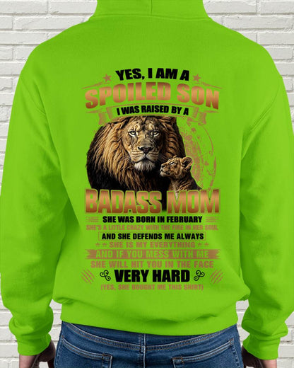 FEBRUARY MOM GIFT FOR SON SHIRT - FROM MOM - TLEE02 (SKU2605-404-02)