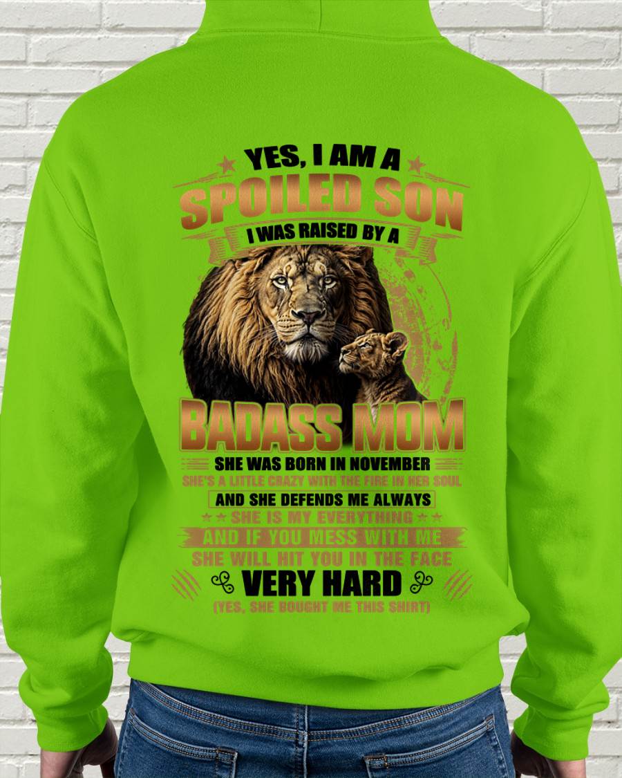 NOVEMBER MOM GIFT FOR SON SHIRT - FROM MOM - TLEE11 (SKU2605-404-11)