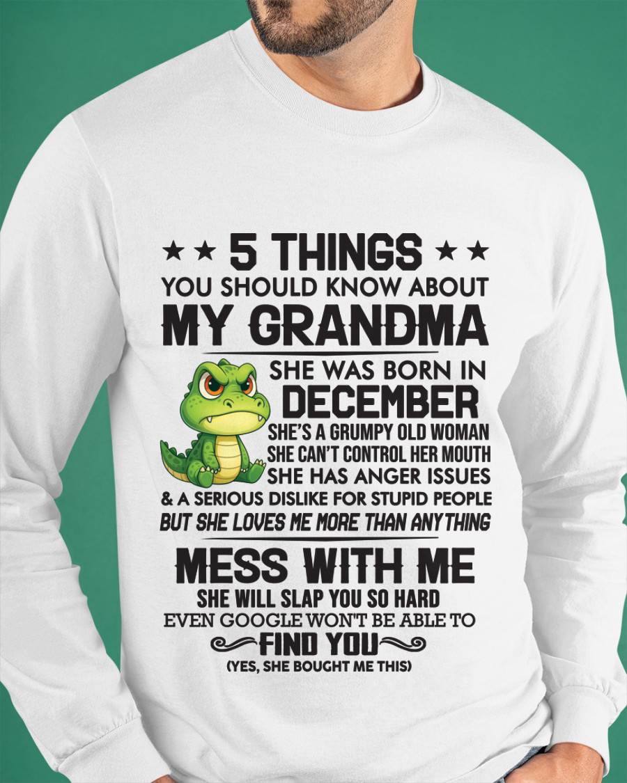 DECEMBER GRANDMAS ARE DIFFERENT - FROM GRANDMA - TLEE12 (SKU10-06-12)