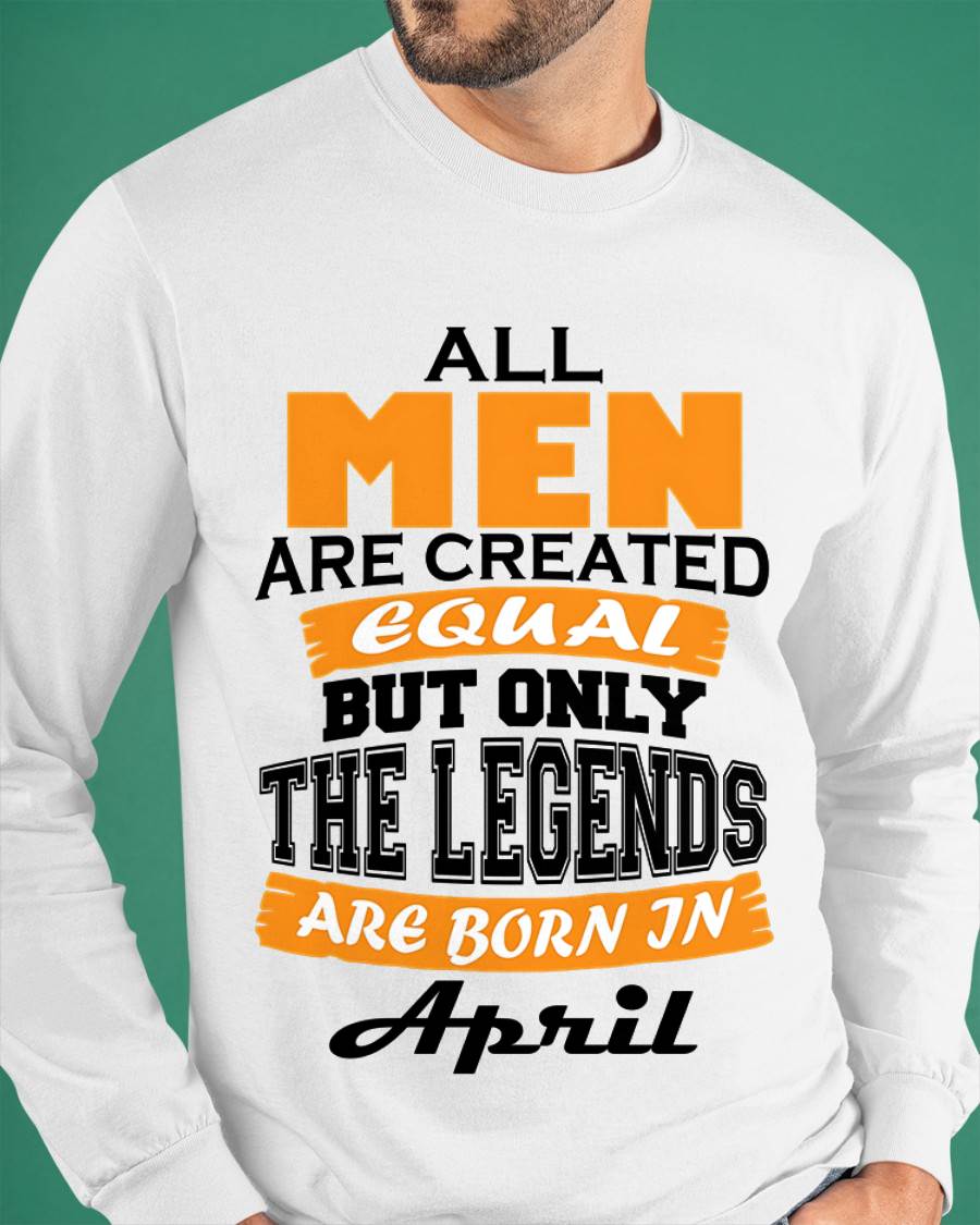 APRIL BORN – ONLY LEGENDS ARE CREATED - FOR MAN - TLEE04 (SKU2606-281-04)