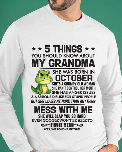 OCTOBER GRANDMAS ARE DIFFERENT - FROM GRANDMA - TLEE10 (SKU10-06-10)