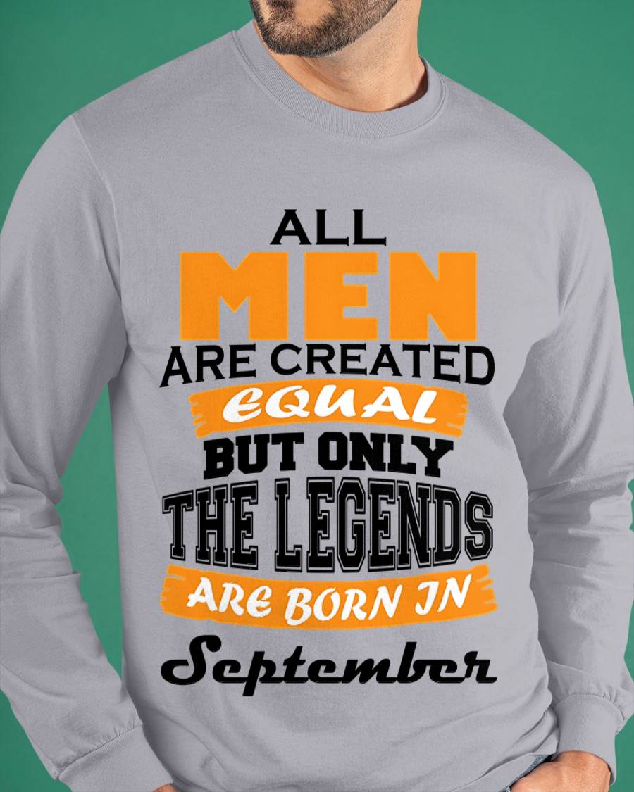 SEPTEMBER BORN – ONLY LEGENDS ARE CREATED - FOR MAN - TLEE09 (SKU2606-281-09)