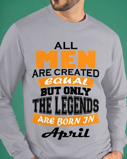 APRIL BORN – ONLY LEGENDS ARE CREATED - FOR MAN - TLEE04 (SKU2606-281-04)