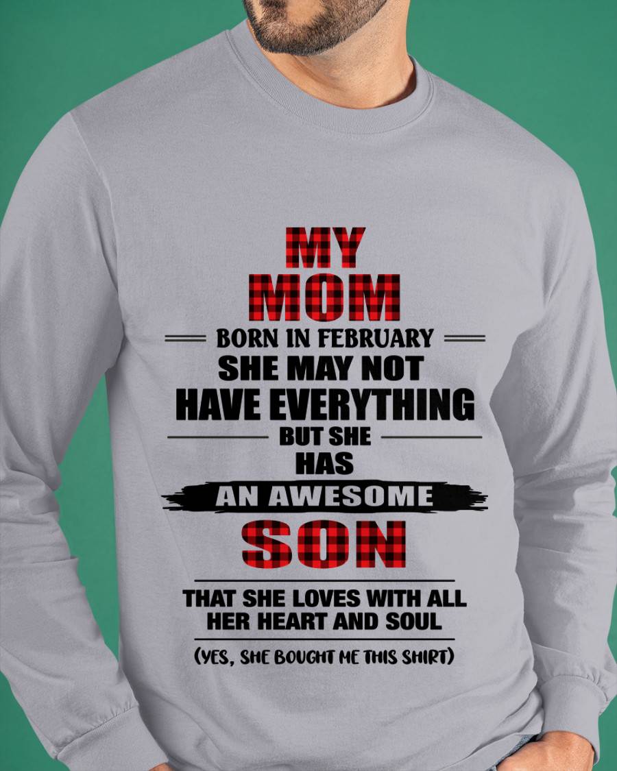 FEBRUARY - A MOTHER'S LOVE, A SON'S PRIDE - FROM MOM - TLEE02 (SKU2606-149-02)