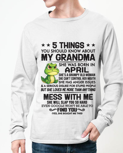 APRIL GRANDMAS ARE DIFFERENT - FROM GRANDMA - TLEE04 (SKU10-06-04)
