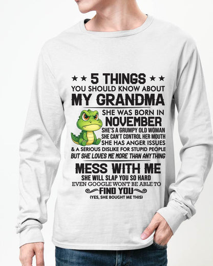 NOVEMBER GRANDMAS ARE DIFFERENT - FROM GRANDMA - TLEE11 (SKU10-06-11)