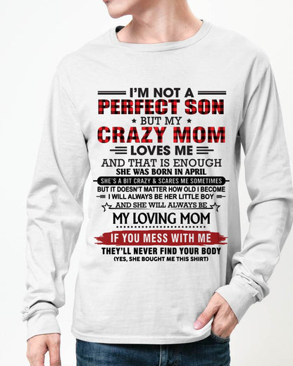 APRIL - NO MATTER HOW OLD I GET, I’LL ALWAYS BE MY MOM’S LITTLE BOY - FROM MOM - TLEE04 (SKU2602-59-04)