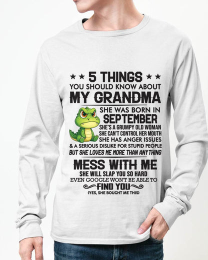 SEPTEMBER GRANDMAS ARE DIFFERENT - FROM GRANDMA - TLEE09 (SKU10-06-09)