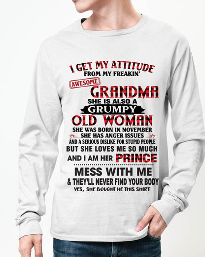 NOVEMBER - I GET MY ATTITUDE FROM MY FREAKIN’ AWESOME GRANDMA - FROM GRANDMA - TLEE11 (SKU2603-157-11)