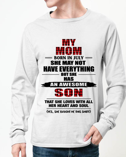 JULY - A MOTHER'S LOVE, A SON'S PRIDE - FROM MOM - TLEE07 (SKU2606-149-07)
