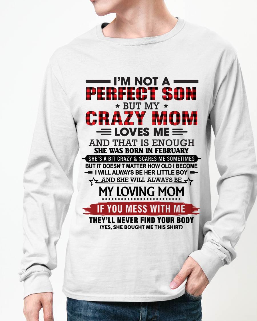 FEBRUARY - NO MATTER HOW OLD I GET, I’LL ALWAYS BE MY MOM’S LITTLE BOY - FROM MOM - TLEE02 (SKU2602-59-02)