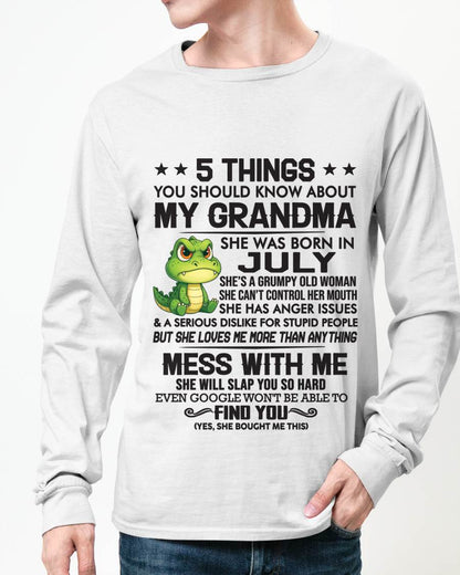 JULY GRANDMAS ARE DIFFERENT - FROM GRANDMA - TLEE07 (SKU10-06-07)
