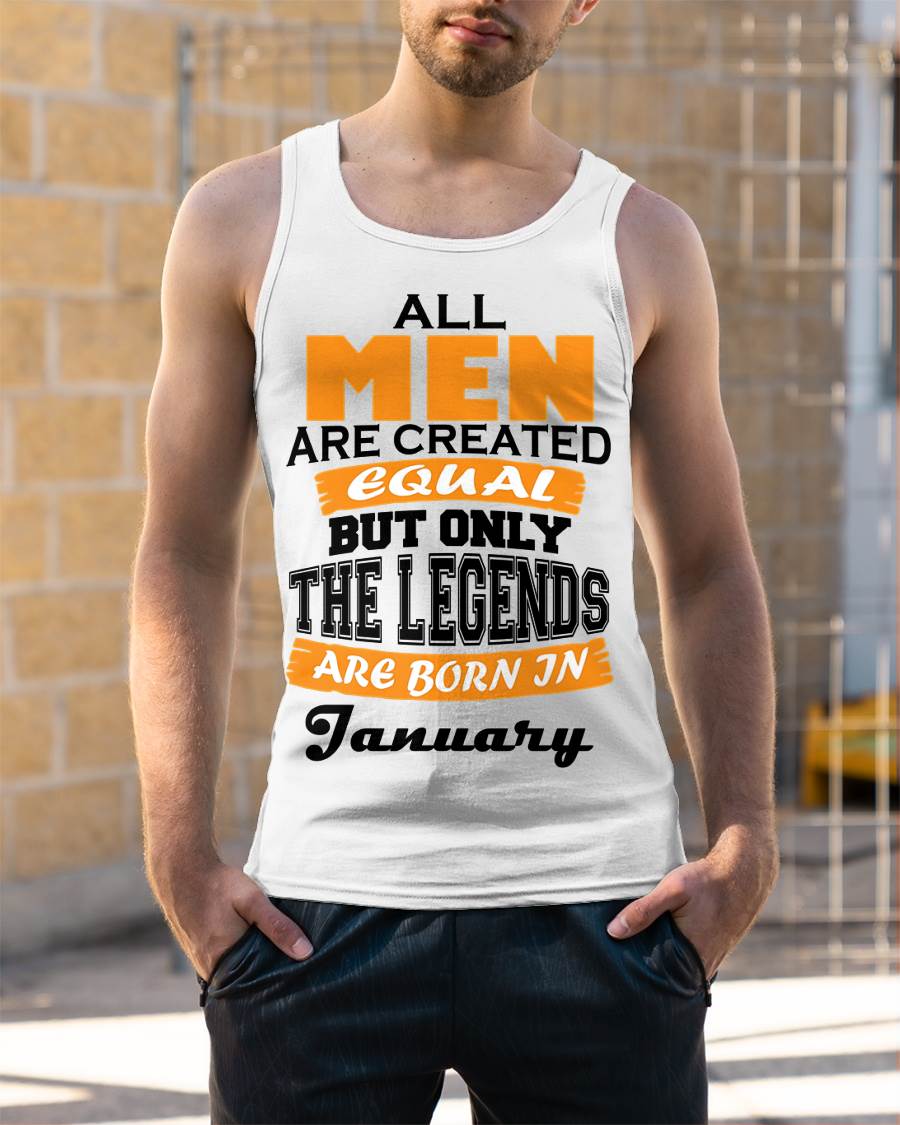 JANUARY BORN – ONLY LEGENDS ARE CREATED - FOR MAN - TLEE01 (SKU2606-281-01)
