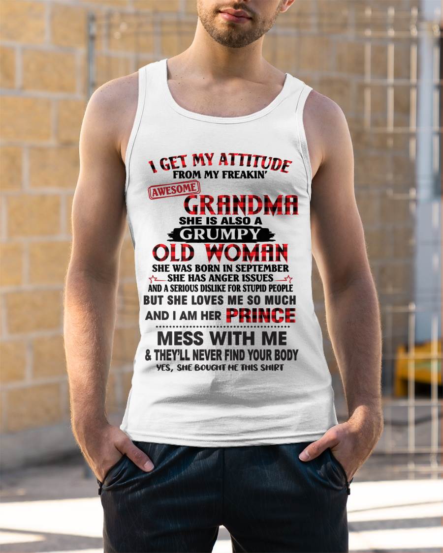 SEPTEMBER - I GET MY ATTITUDE FROM MY FREAKIN’ AWESOME GRANDMA - FROM GRANDMA - TLEE09 (SKU2603-157-09)