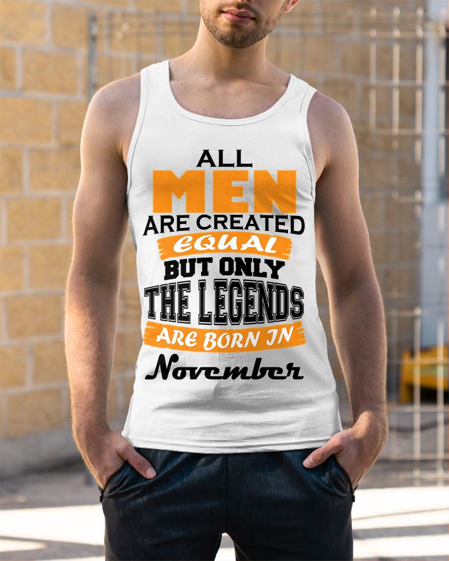 NOVEMBER BORN – ONLY LEGENDS ARE CREATED - FOR MAN - TLEE11 (SKU2606-281-11)