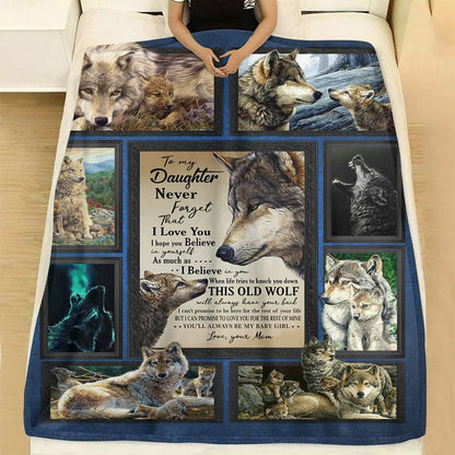 Special Gift For Your Daughter Blanket - From Mom