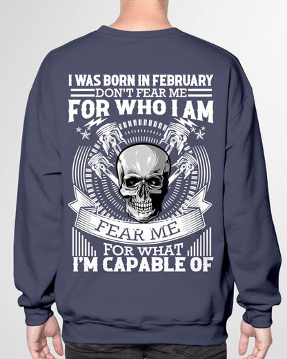 FEBRUARY – DON’T FEAR ME FOR WHO I AM, FEAR ME FOR WHAT I’M CAPABLE OF - FOR MAN - TLEE02 (SKU2604-199-02)