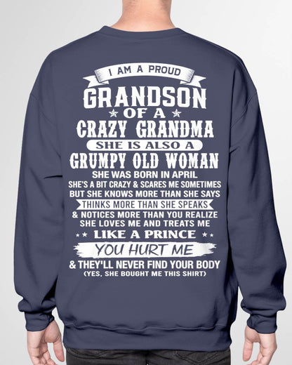 APRIL - GRANDSON OF A CRAZY GRANDMA - FROM GRANDMA - TLEE04 (SKU2606-274-04)