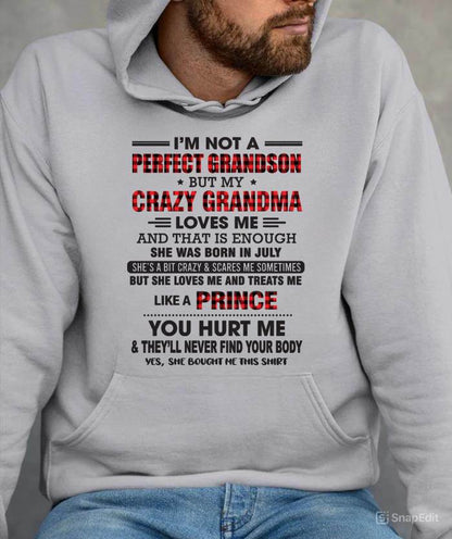 JULY - PROUD GRANDSON OF A CRAZY GRANDMA - FROM GRANDMA - TLEE07 (SKU2603-71-07)