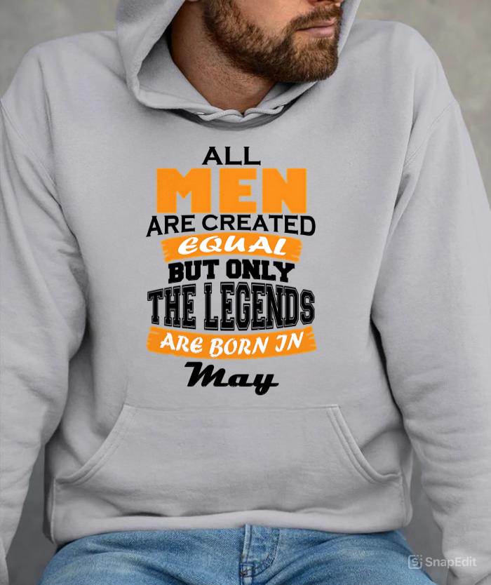 MAY BORN – ONLY LEGENDS ARE CREATED - FOR MAN - TLEE05 (SKU2606-281-05)
