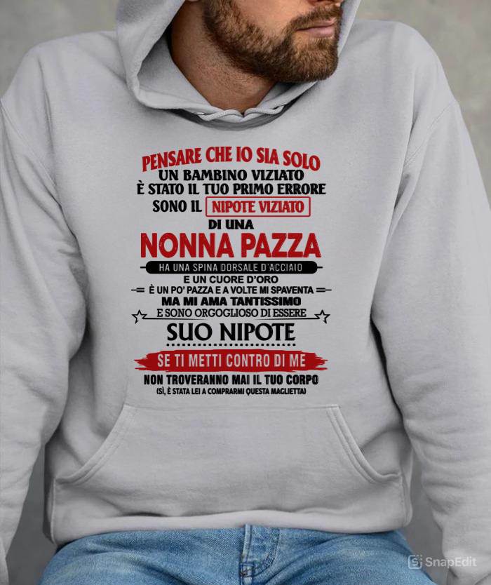 NONNA PAZZA – NIPOTE VIZIATO - DALLA NONNA - TLEE00 (SKU2605-334-00)