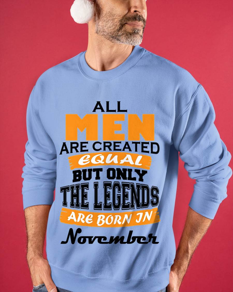NOVEMBER BORN – ONLY LEGENDS ARE CREATED - FOR MAN - TLEE11 (SKU2606-281-11)