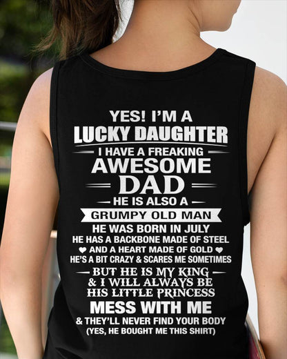 JULY - BEHIND EVERY STRONG GIRL IS AN AWESOME DAD - FROM DAD - TLEE07 (SKU2605-405-07)