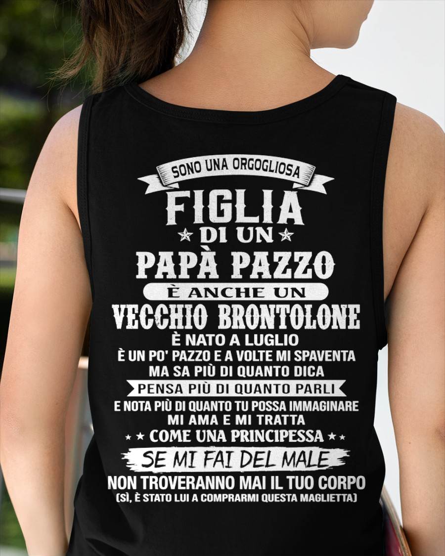 LUGLIO / FIGLIA DI UN PAPÀ PAZZO - REGALO DA PAPÀ  - TLEE07 (SKU2606-155-07)