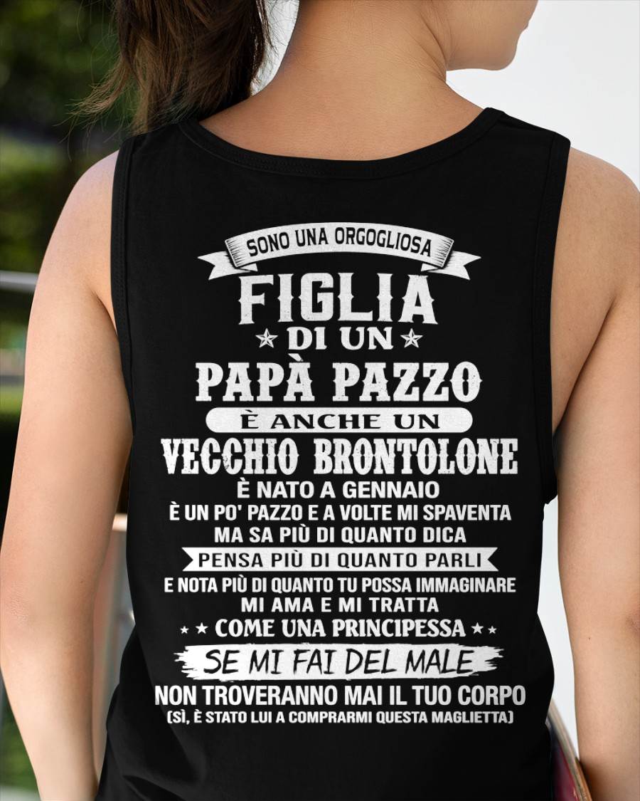 GENNAIO / FIGLIA DI UN PAPÀ PAZZO - REGALO DA PAPÀ  - TLEE01 (SKU2606-155-01)