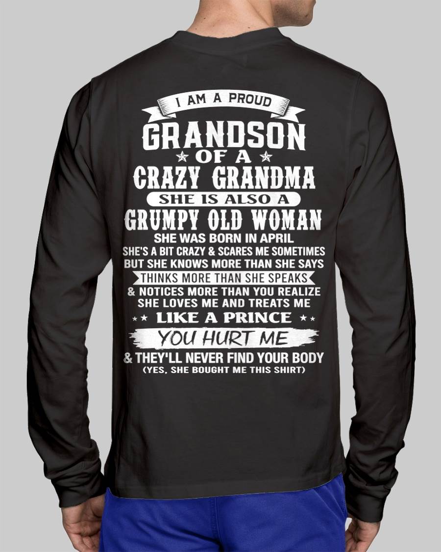 APRIL - GRANDSON OF A CRAZY GRANDMA - FROM GRANDMA - TLEE04 (SKU2606-274-04)