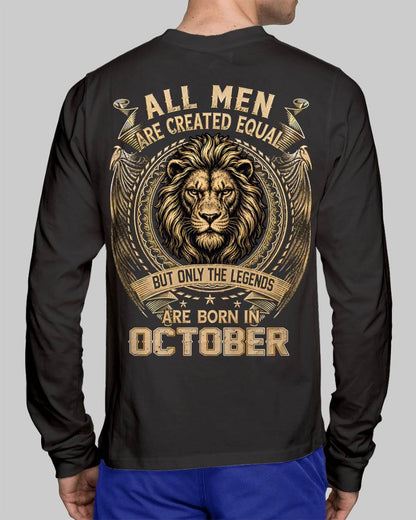OCTOBER BORN LEGEND SHIRT – LION KING - FOR MAN - TLEE10 (SKU2606-177-10)