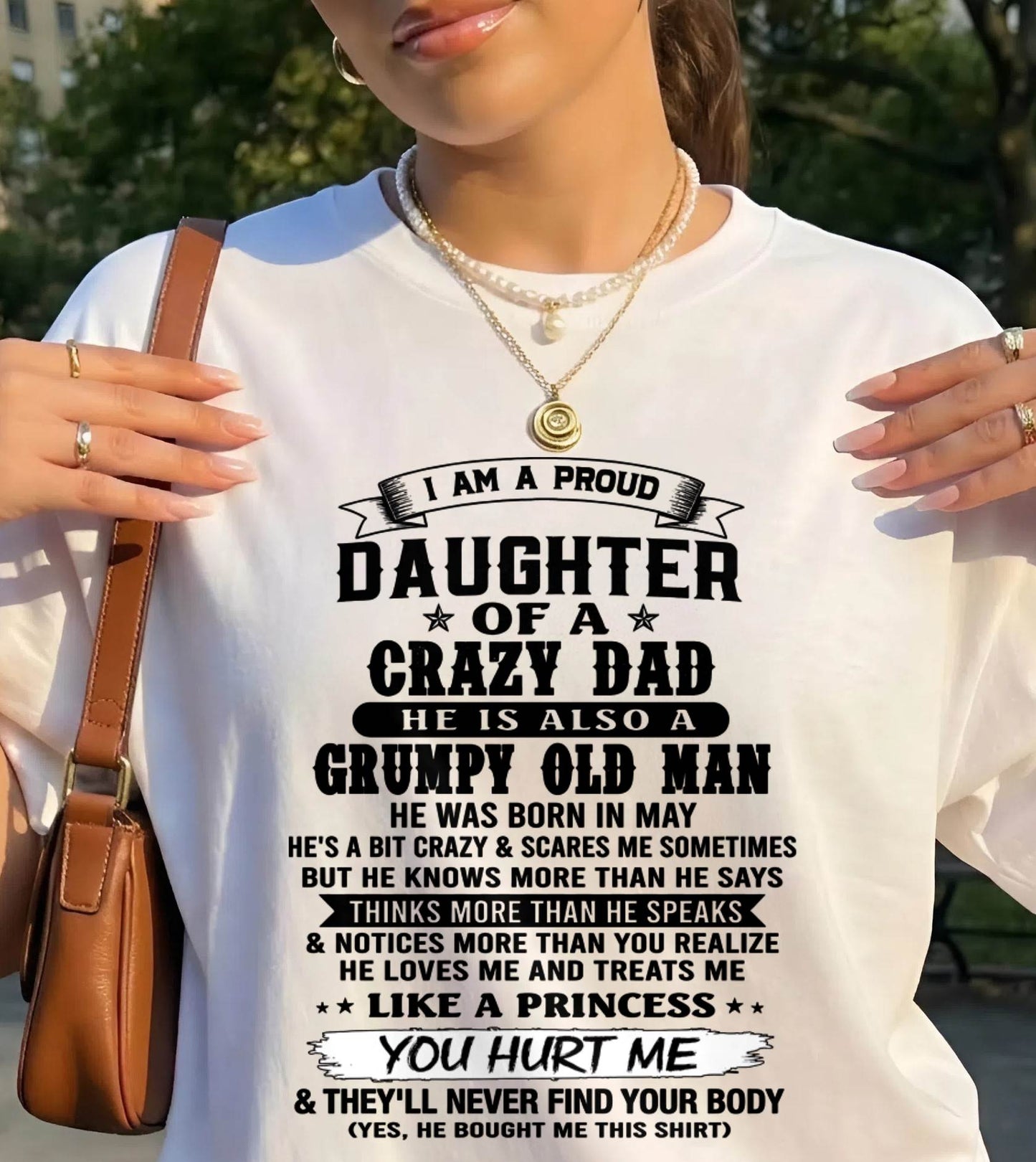 MAY - PROUD DAUGHTER OF DAD - FROM DAD - TLEE05 (SKU2606-209-05)