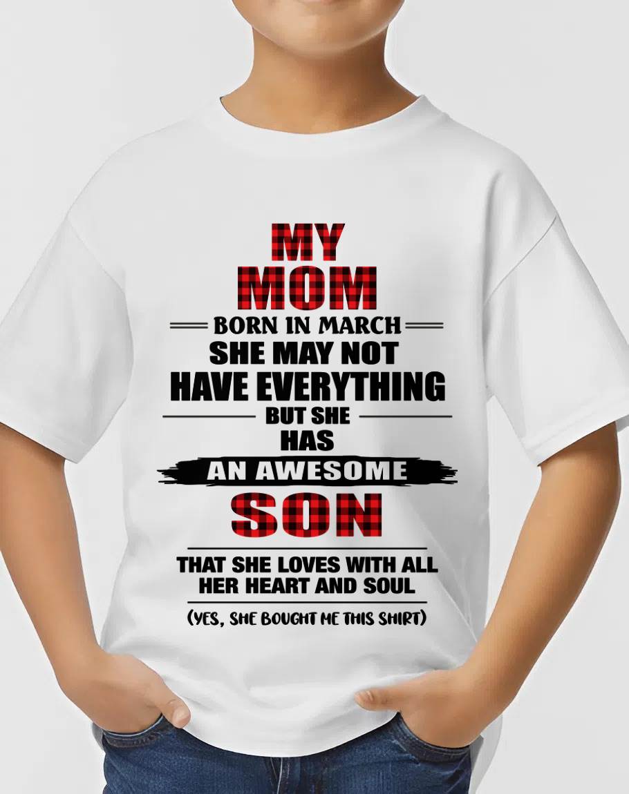 MARCH - A MOTHER'S LOVE, A SON'S PRIDE - FROM MOM - TLEE03 (SKU2606-149-03)