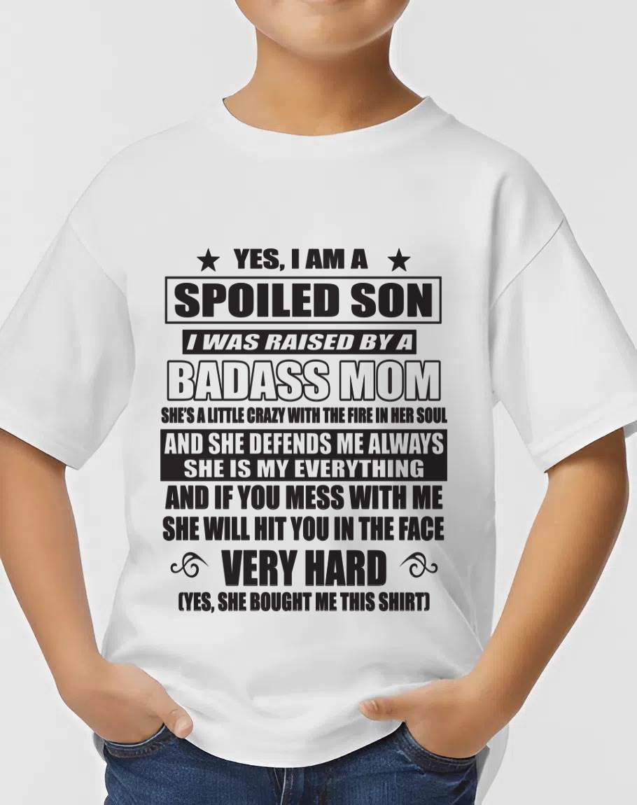 MY MOM RAISED ME WITH LOVE AND ATTITUDE - FROM MOM - TLEE00 (SKU2605-282-00)