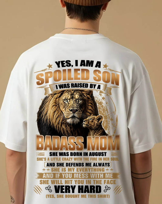 AUGUST MOM GIFT FOR SON SHIRT - FROM MOM - TLEE08 (SKU2605-404-08)